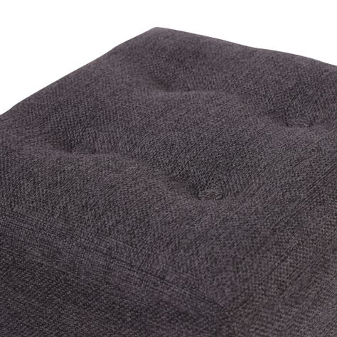 Pouf Alemania Grafito Omega 42x42x43 cm Máxima Design-2