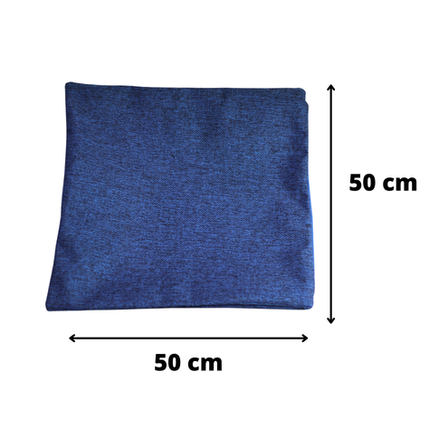 Funda Cojin Azul Omega 50x50-2