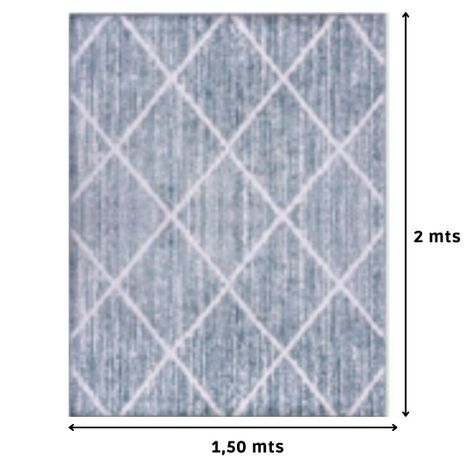 Alfombra Classic Sardenha Azul 150 x 200 cm-1