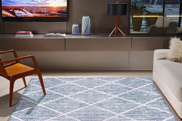 Alfombra Classic Sardenha Azul 150 x 200 cm-0
