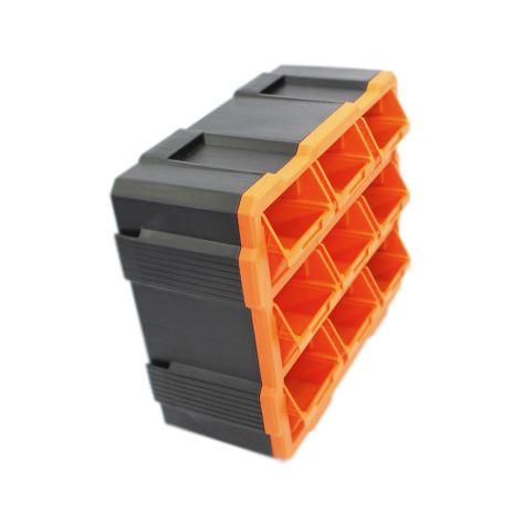 Organizador Plastico Con 9 Bins Tactix 320676-2