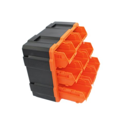 Organizador Plastico Con 9 Bins Tactix 320676-3