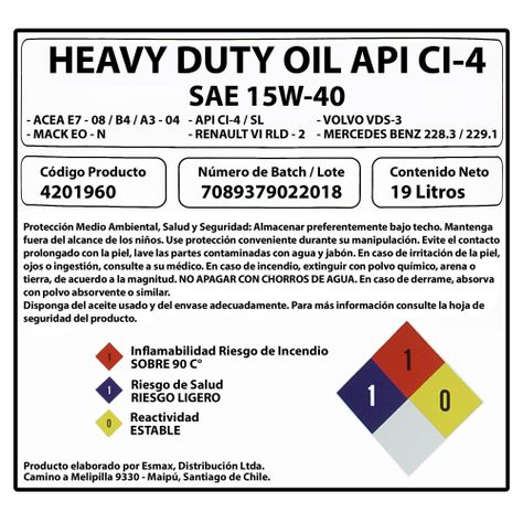 Aceite Para Motor Sae 15w-40-3
