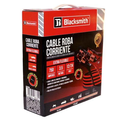 Cable Puente Bateria 750 Amp 3,5 Mts De Largo Roba Corriente-1