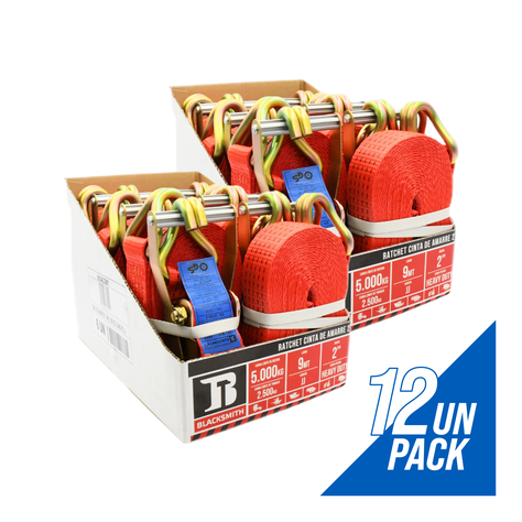 Pack 12 Un Eslingas De Amarre 9mts, Límite De Carga 5.000 Kg-1