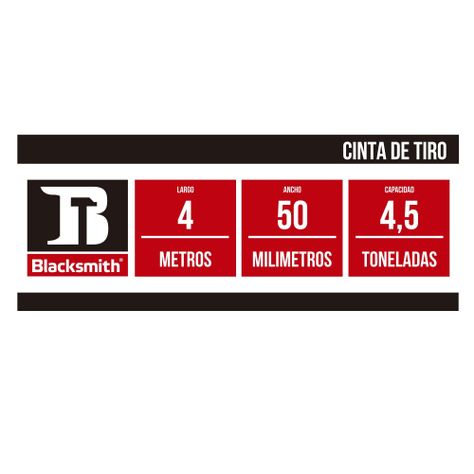 Cinta De Tiro 2 Pulgadas De 4 Mts. Uso Remolque Vehículo-3