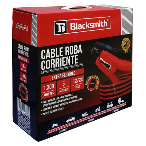 Cable Roba Corriente Para Camion 1300 Amp 5 Mts De Largo-0