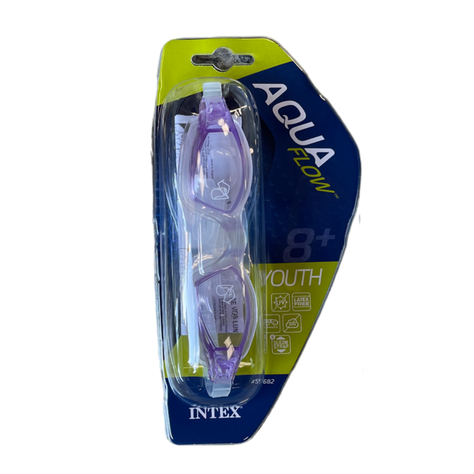 Lentes de Agua Intex Anteojos Natación Free Style Sport Goggles Morado-1