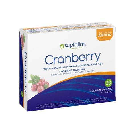CRANBERRY ANTIOXIDANTE NATURAL - 30 CÁPSULAS-0