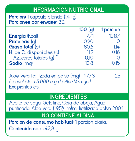 ALOE VERA - 30 CÁPSULAS-1