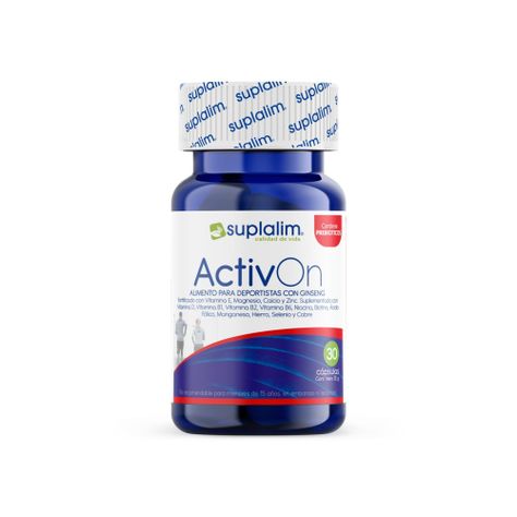 ACTIVON - ENERGIZANTE CON GINSEG Y PREBIÓTICOS 30 CÁPSULAS-0