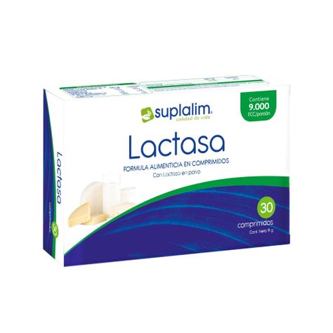 LACTASA - SUPLEMENTO PARA LA INTOLERANCIA A LA LACTOSA 30 COMPRIMIDOS-0