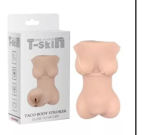 Masturbador Realista Figura Mujer Textura Estimulante Rosa-0