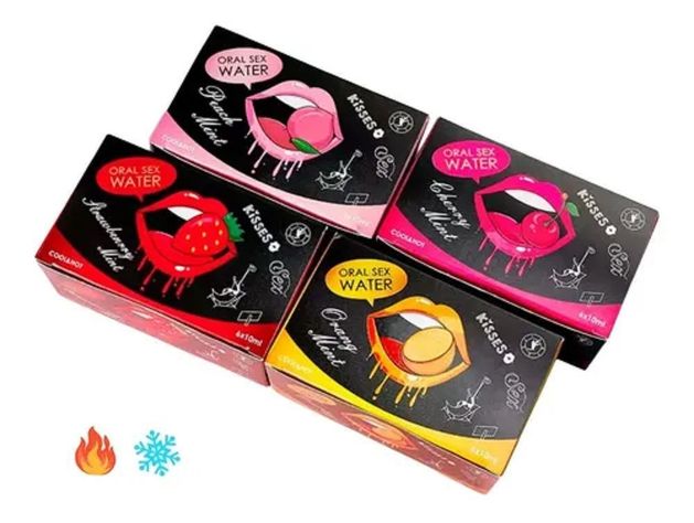 Saborizante Para Sexo Oral Hot&cold Sabor Naranja 6un-1