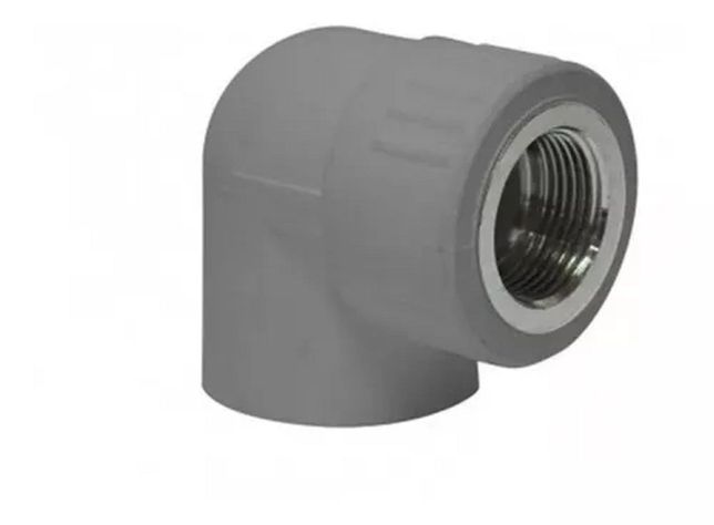 Codo Fusión Ppr 25 X 3/4 Hi/soldar Gris Metal Edr-0