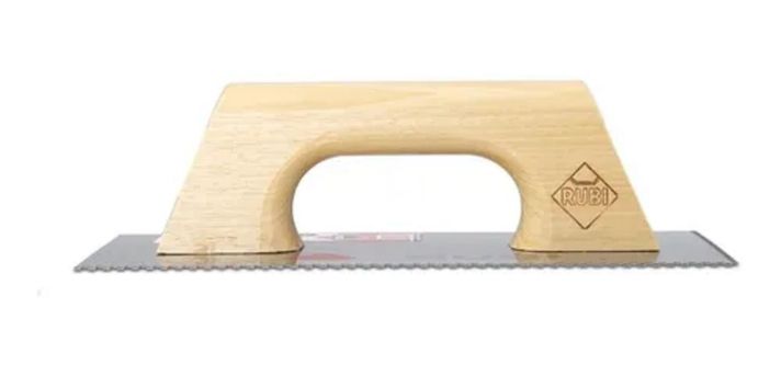 Llana Dentada Rubi 28cm Dtes 3x3mm M/madera Uso Profesional-2
