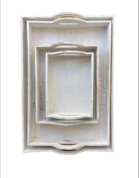 Bandeja White Wood 23x17cm-1