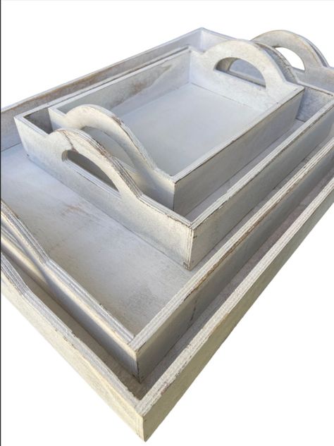 Bandeja White Wood 23x17cm-2