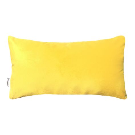 FUNDA COJIN DECORATIVO DISEÑO SUAVE AMARILLO 50X30-0