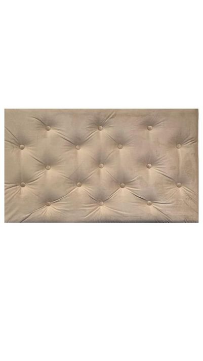 Respaldo 1.5 Plaza Beige Felpa-0