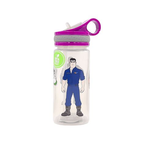 Botella Cuadrada Plástico 500 ml Diseño Buzz Lightyear-1