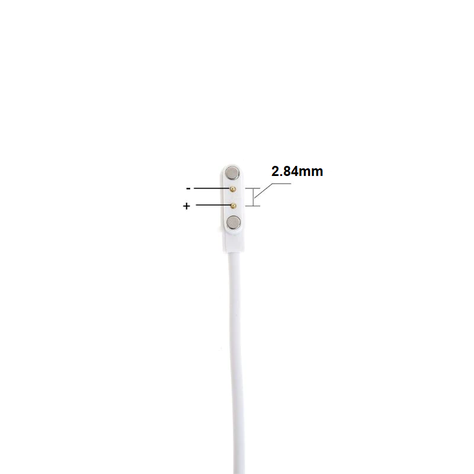 Cable Cargador Universal Para Smartwatch 2 Pines 2.84mm-1