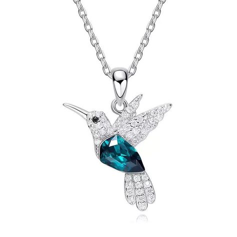 Collar Colibrí Plata 925-0
