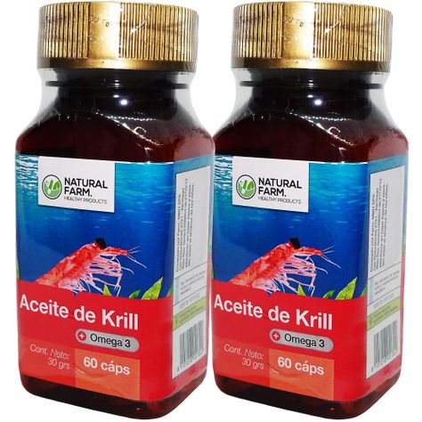 2 X NATURAL FARM ACEITE DE KRILL 250 MG 60 CAPS BLANDAS-0