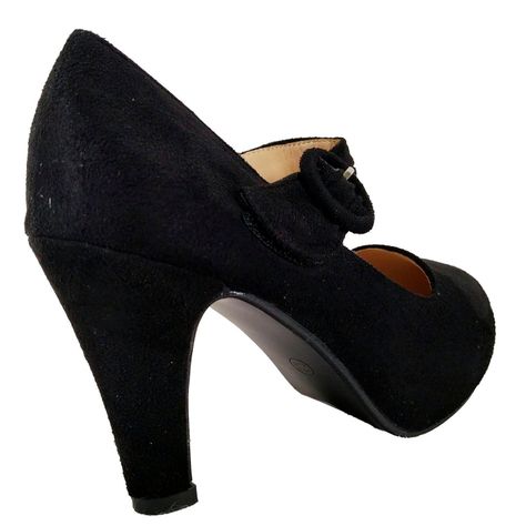 Zapato Formales de Mujer Negro-2