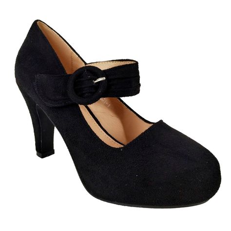 Zapato Formales de Mujer Negro-3