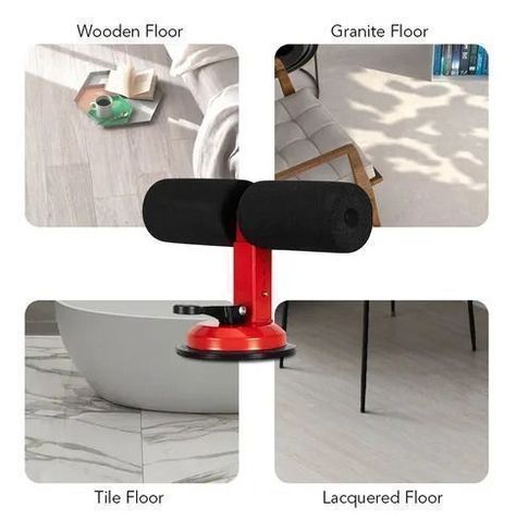 Barra de Succion Ajustable - Sit Up Portatil con Ventosa-2