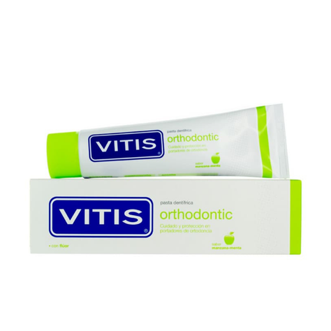 Vitis Pasta Dental Orthodontic Manzana Menta 100 mL-2
