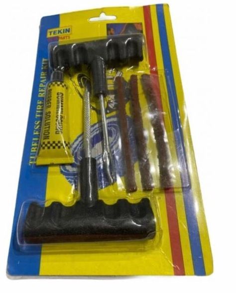 Kit Reparacion Pinchazos Neumaticos De Emergencia Auto Motos-1