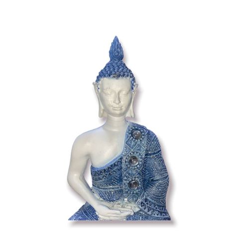 Buda Meditando Celeste - S4212C-0