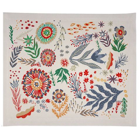 Set  Individuales Impermeables Color Folk-0