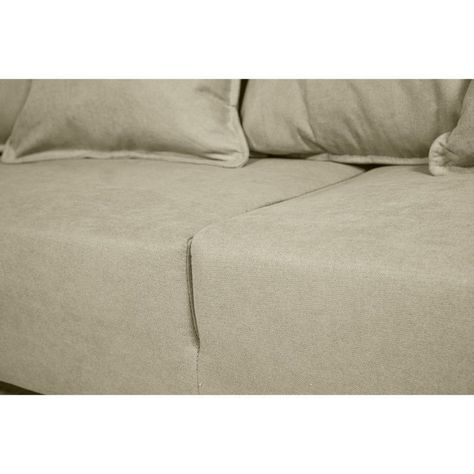 Sofá Cordelia Felpa Beige 2 Cuerpos-3