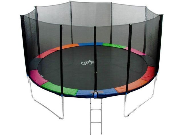 Cama Elástica 12ft 3,66mt Malla + Escalera-0