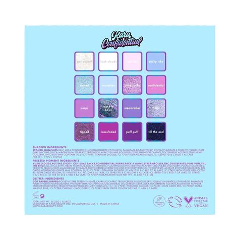 Paleta de Sombras "Kara Confidential" de Kara Beauty-2