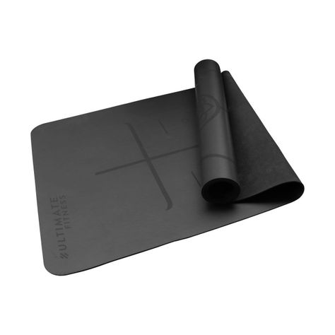 Mat de Yoga Premium PU Natural Rubber 5 mm Negro-0