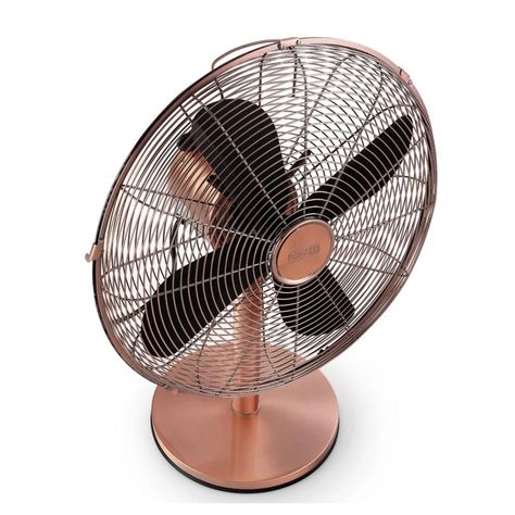 Ventilador De Mesa 3 Velocidades 35W Cobre TH-12CM-2