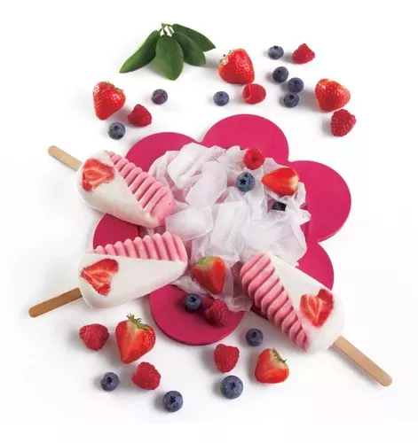 Moldes De Silicona Para Helados Molde Paletas Helado Mini420 BLA-146420-3