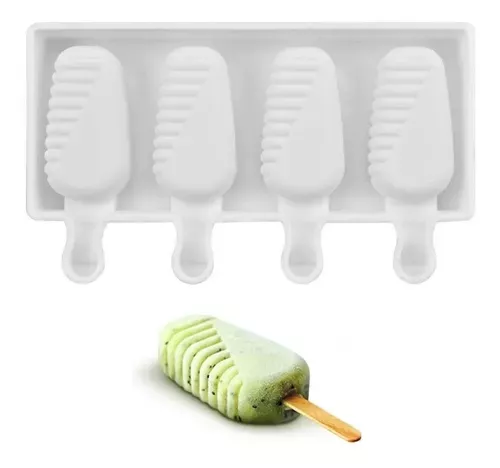 Moldes De Silicona Para Helados Molde Paletas Helado Mini420 BLA-146420-1