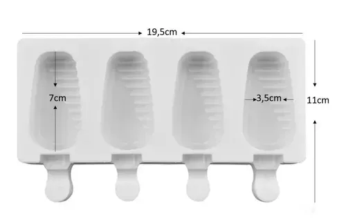 Moldes De Silicona Para Helados Molde Paletas Helado Mini420 BLA-146420-2
