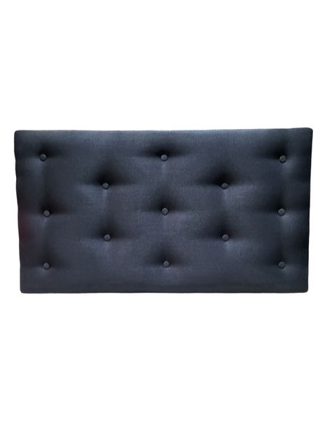 Respaldo 1.5 plazas Negro Lino Muebles Rimar-0