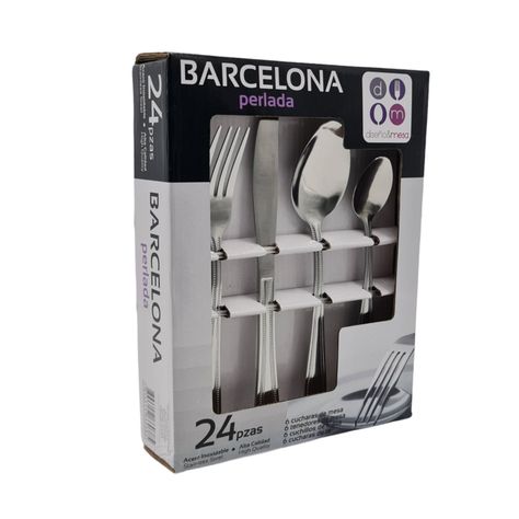 Cuchilleria 24 Pcs 1.8mm Perlada Barcelona-0