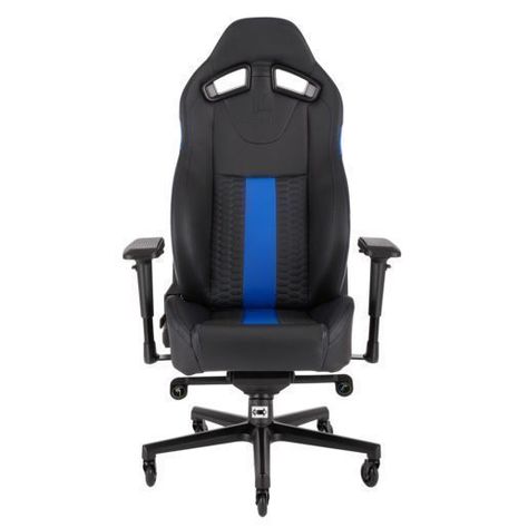 SILLA GAMER PRO CORSAIR T2 ROAD WARRIOR AZUL NEGRO-2