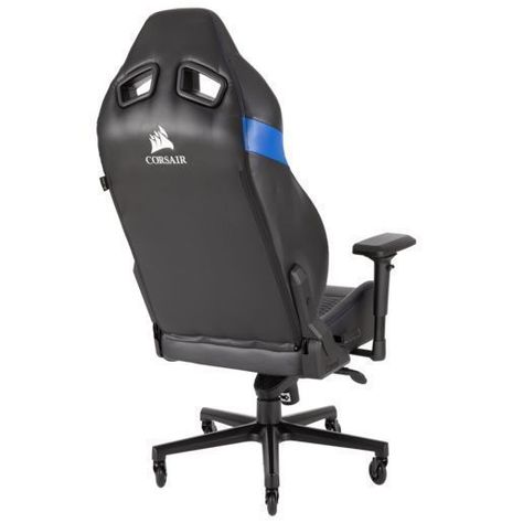 SILLA GAMER PRO CORSAIR T2 ROAD WARRIOR AZUL NEGRO-4