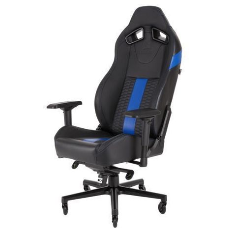 SILLA GAMER PRO CORSAIR T2 ROAD WARRIOR AZUL NEGRO-3