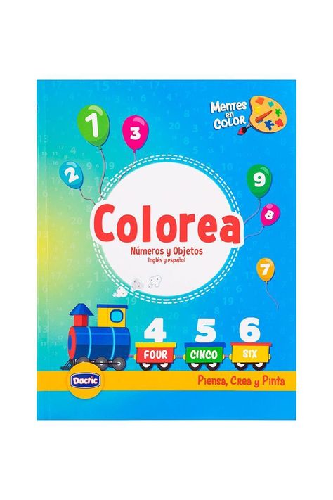 LIBRO PARA COLOREAR NÚMERO Y OBJETO-0