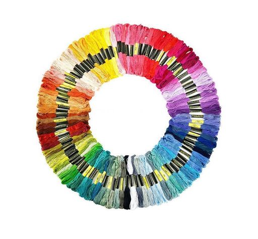 Set 100 Hilos Para Bordar 100 Colores-1